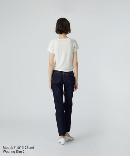 Sheer Knitted S/S Tee