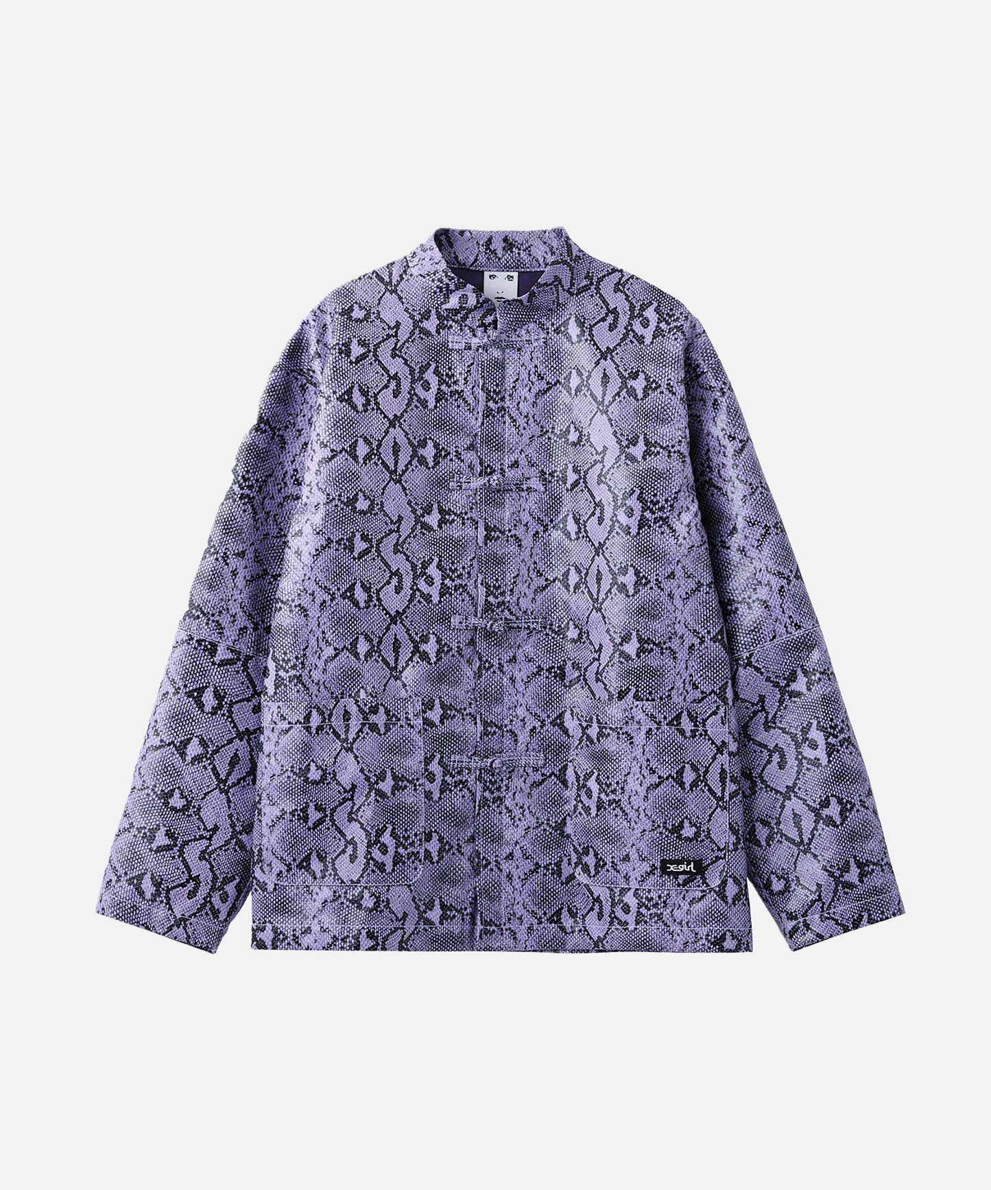 FAUX LEATHER CHINA JACKET