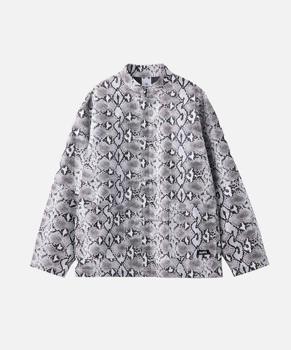 FAUX LEATHER CHINA JACKET