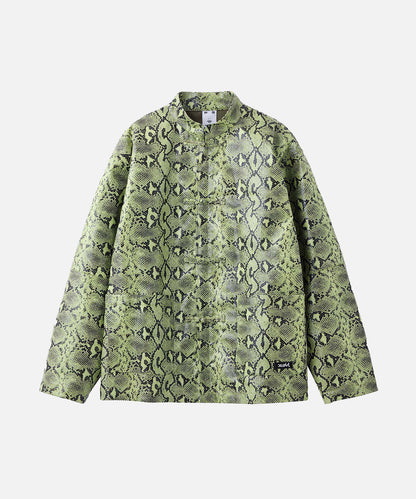 FAUX LEATHER CHINA JACKET