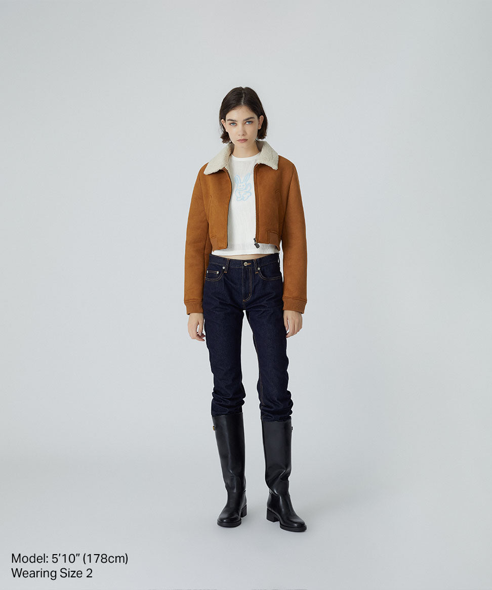 Faux Shearling Trucker Jacket