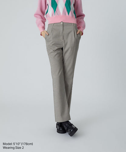 Plaid Trouser