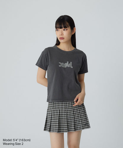 X-girl Aged Logo S/S Tee