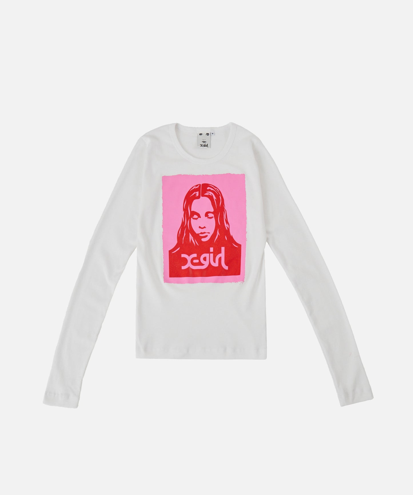 FACE POSTER L/S FITTED TEE