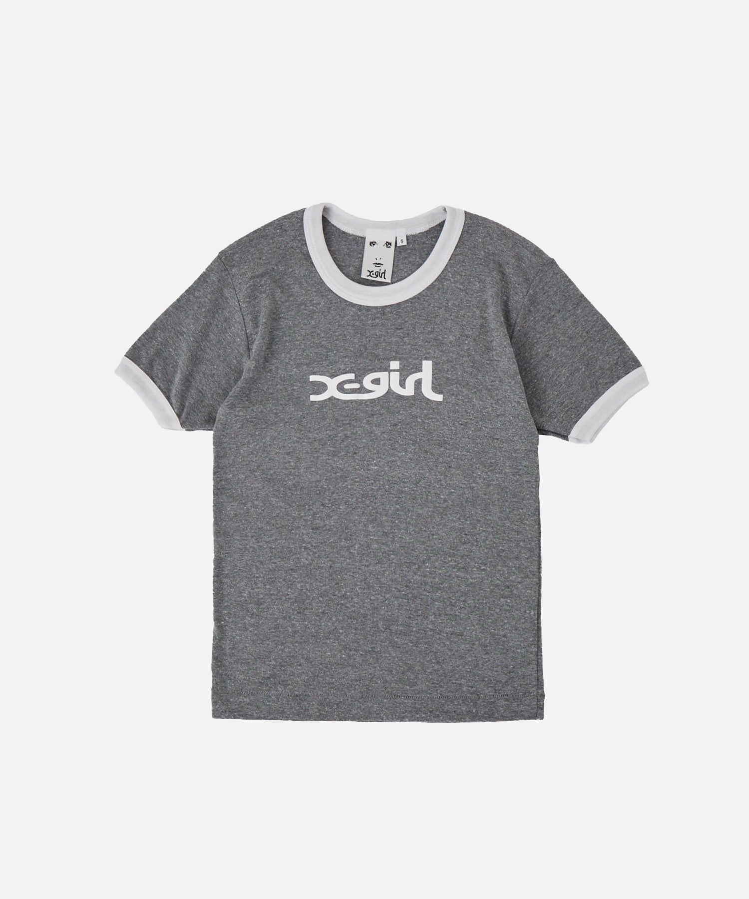 MILLS LOGO S/S RINGER PETIT TEE – X-girl