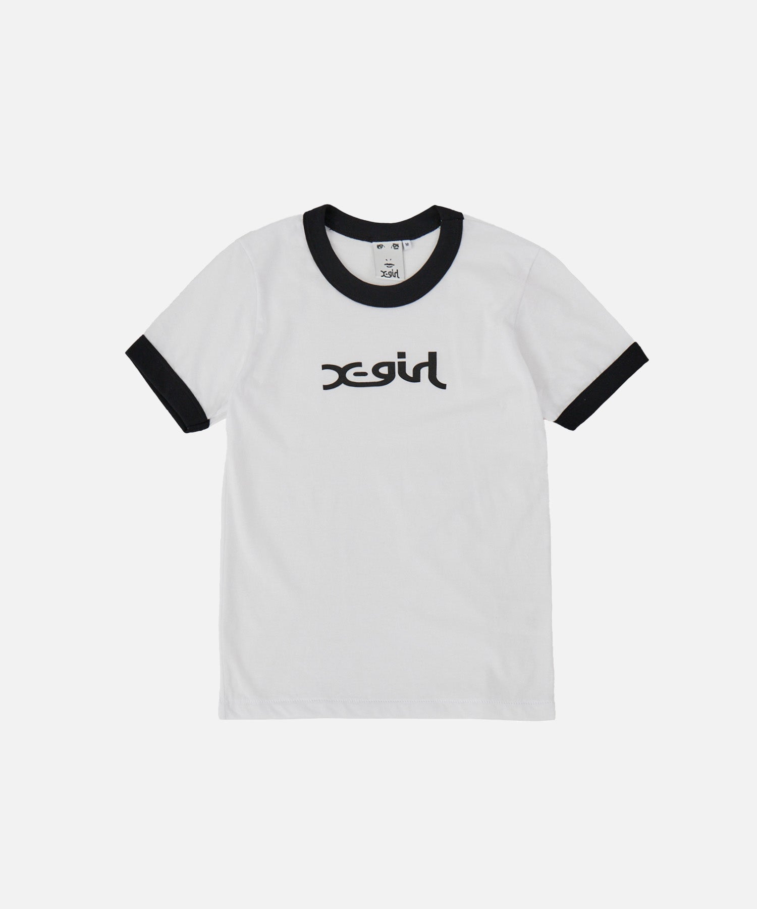 MILLS LOGO S/S RINGER PETIT TEE – X-girl