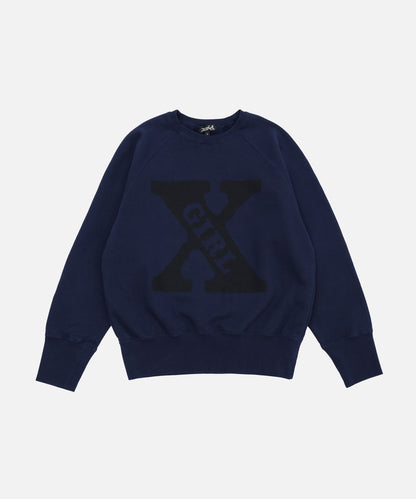 Big-X Raglan Crew Neck Sweat