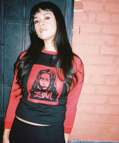 Poster Girl Raglan L/S Tee