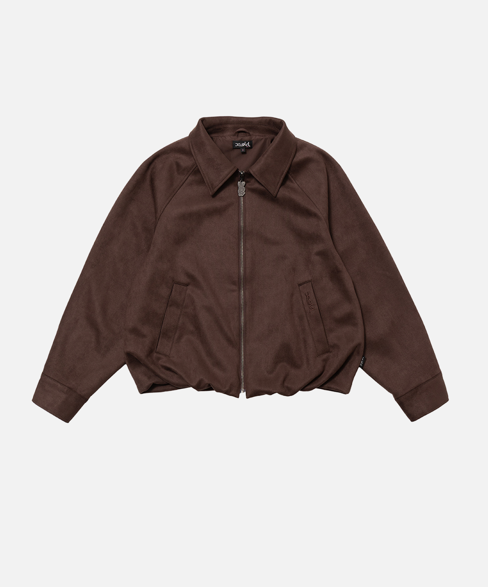Faux Suede Trucker Jacket