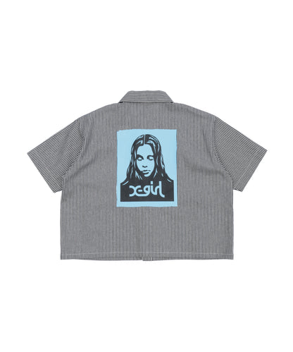 Cropped S/S Work Shirt