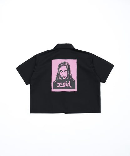 Cropped S/S Work Shirt