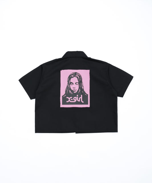 Cropped S/S Work Shirt