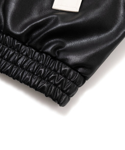 Faux Leather Trucker Jacket
