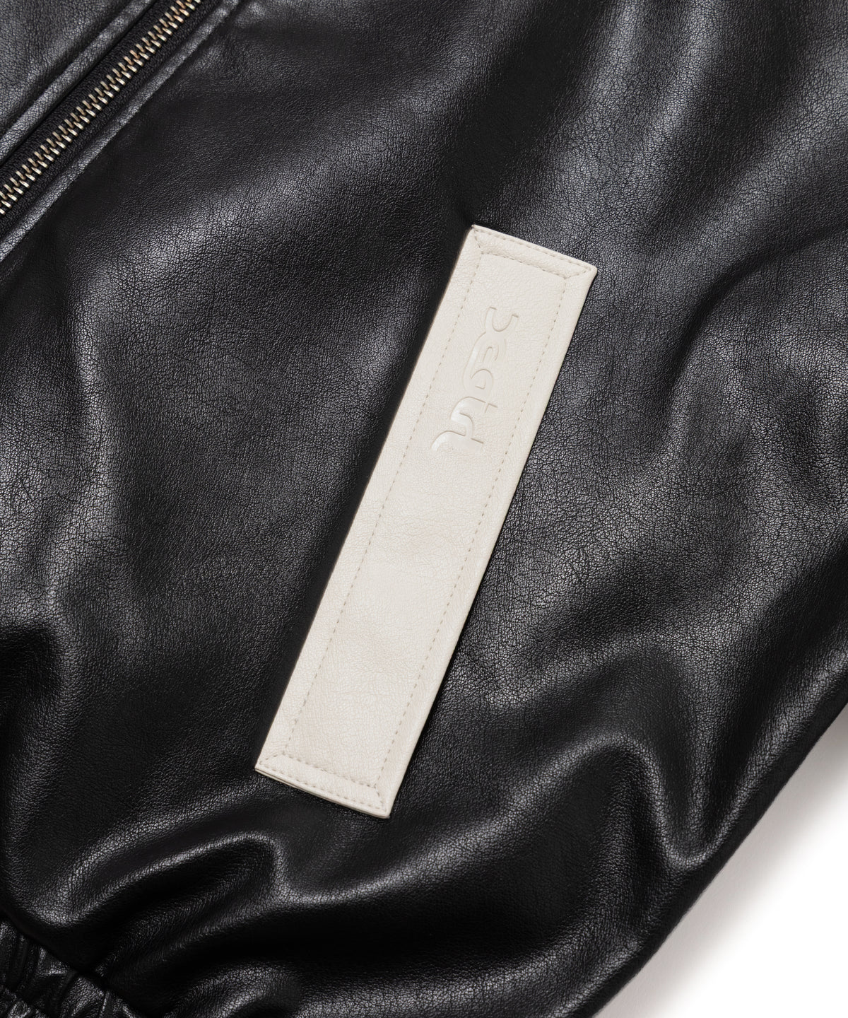 Faux Leather Trucker Jacket