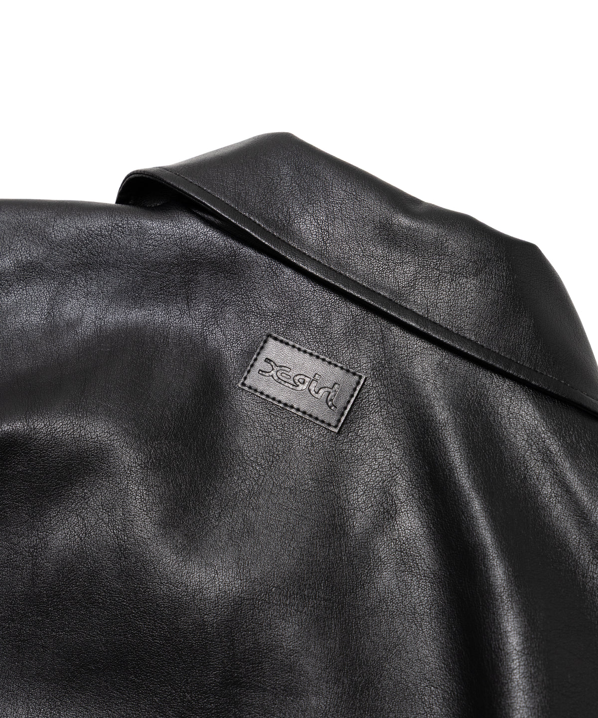 Faux Leather Trucker Jacket
