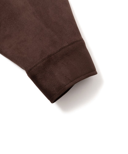 Faux Suede Trucker Jacket