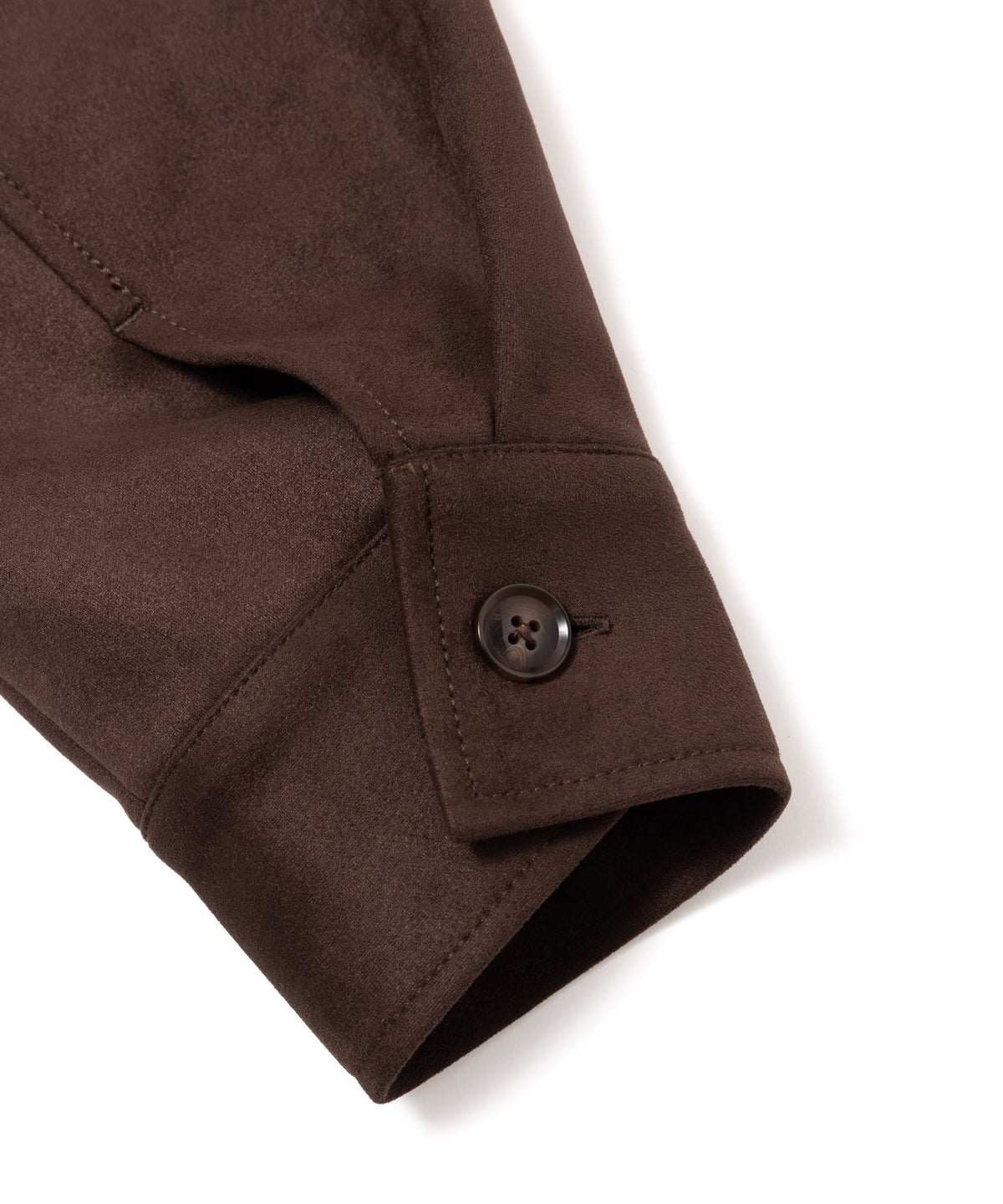 Faux Suede Trucker Jacket