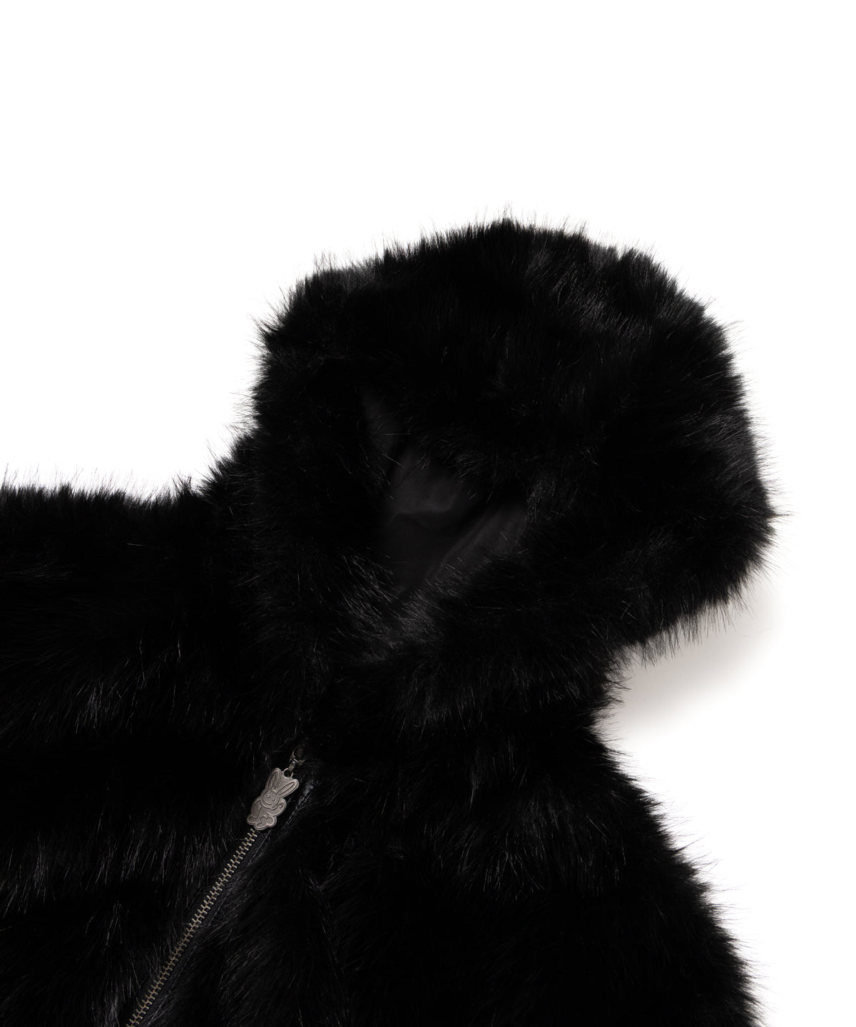 Shaggy Faux Fur Hoodie Jacket