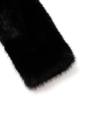 Shaggy Faux Fur Hoodie Jacket