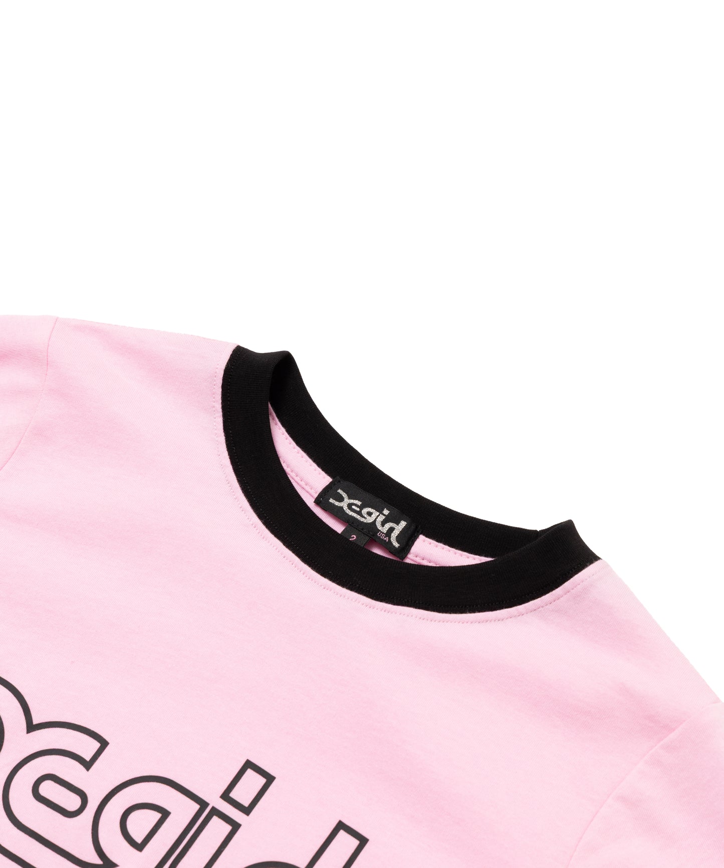 X-girl Logo Ringer S/S Tee