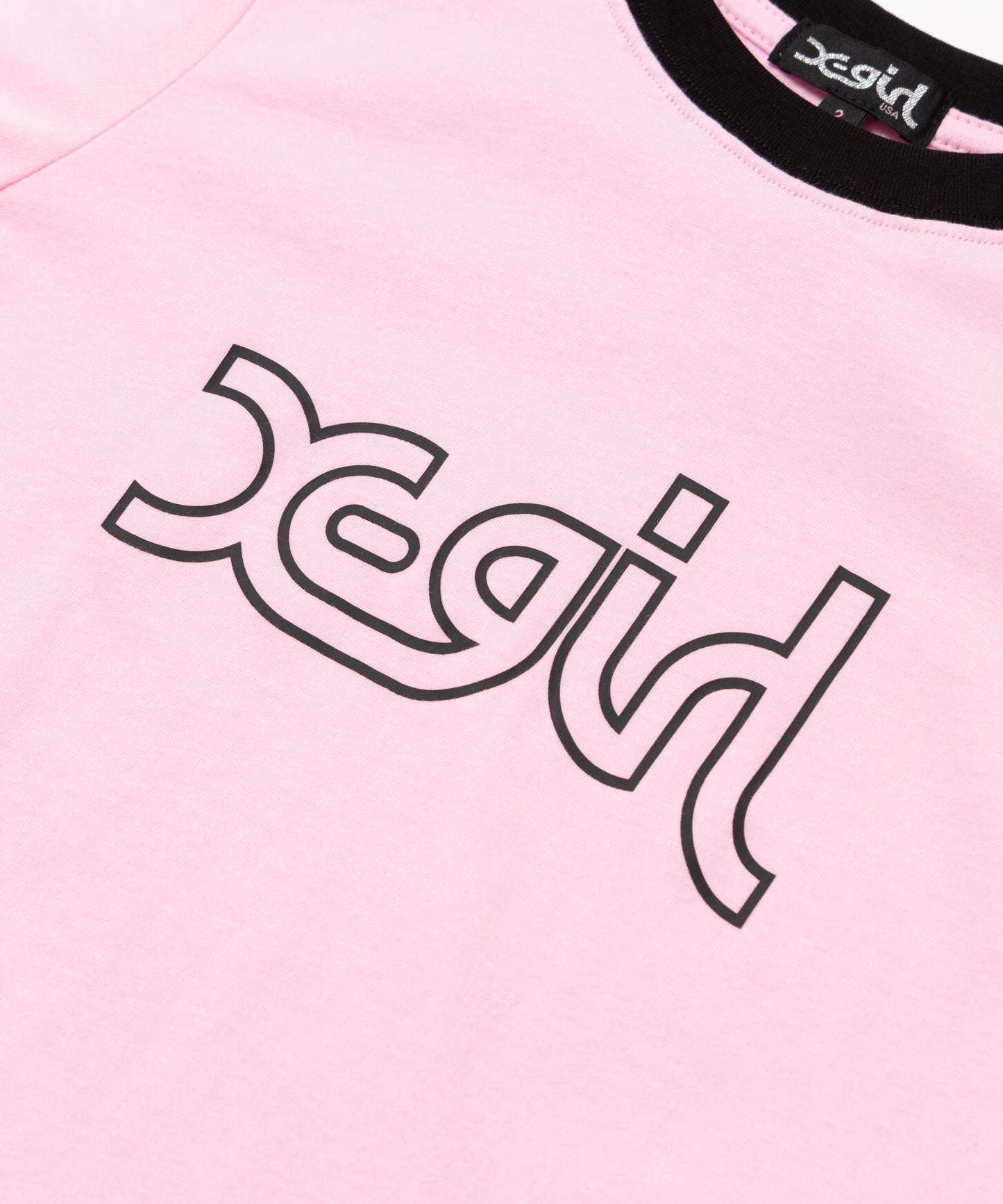 X-girl Logo Ringer S/S Tee
