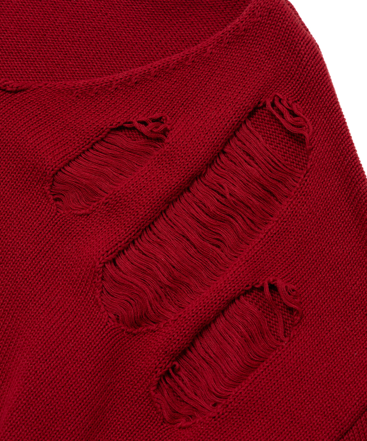 Distressed Knitted Sweater