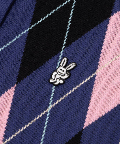 Argyle Knitted Polo