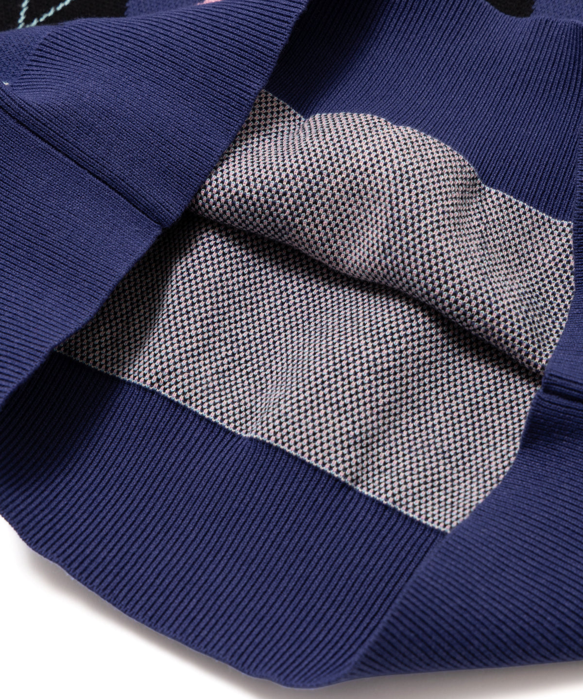 Argyle Knitted Polo