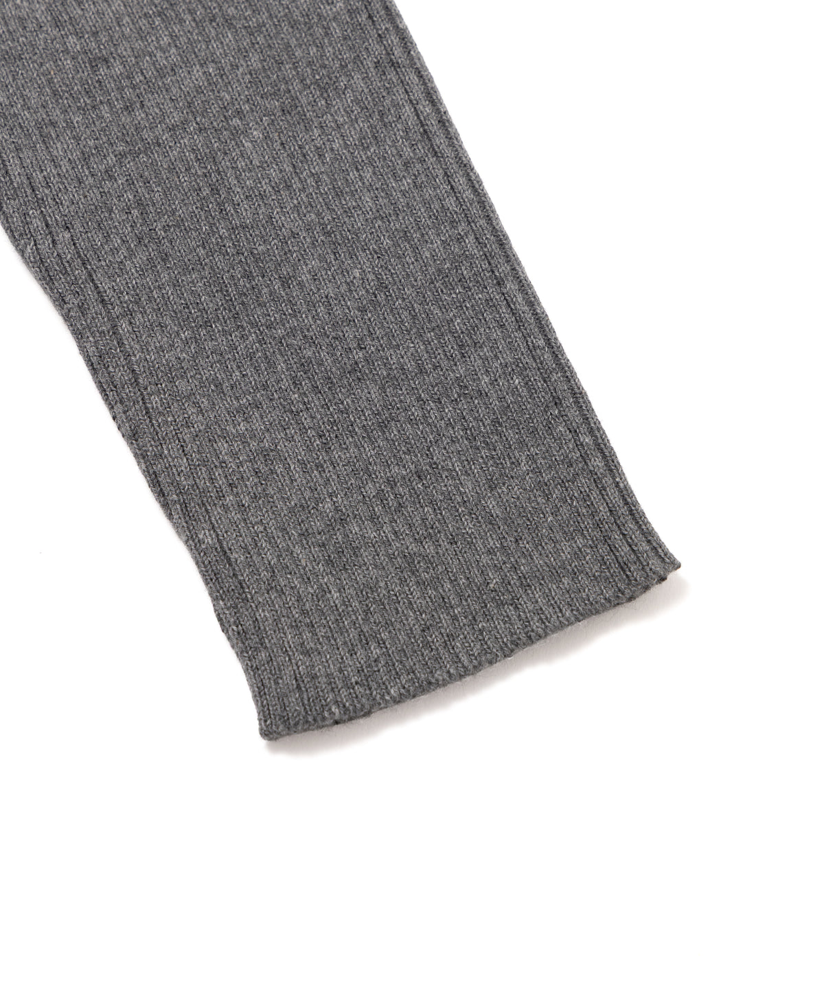 Rib-Knit Zip Hoodie