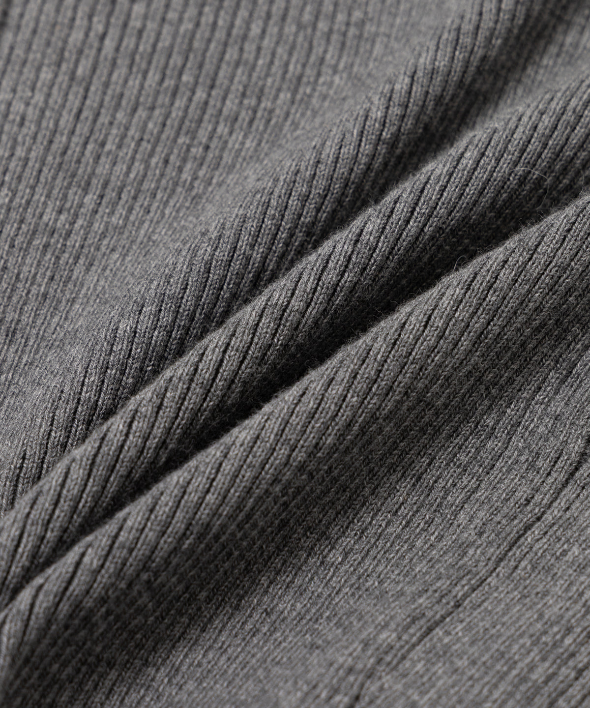 Rib-Knit Zip Hoodie
