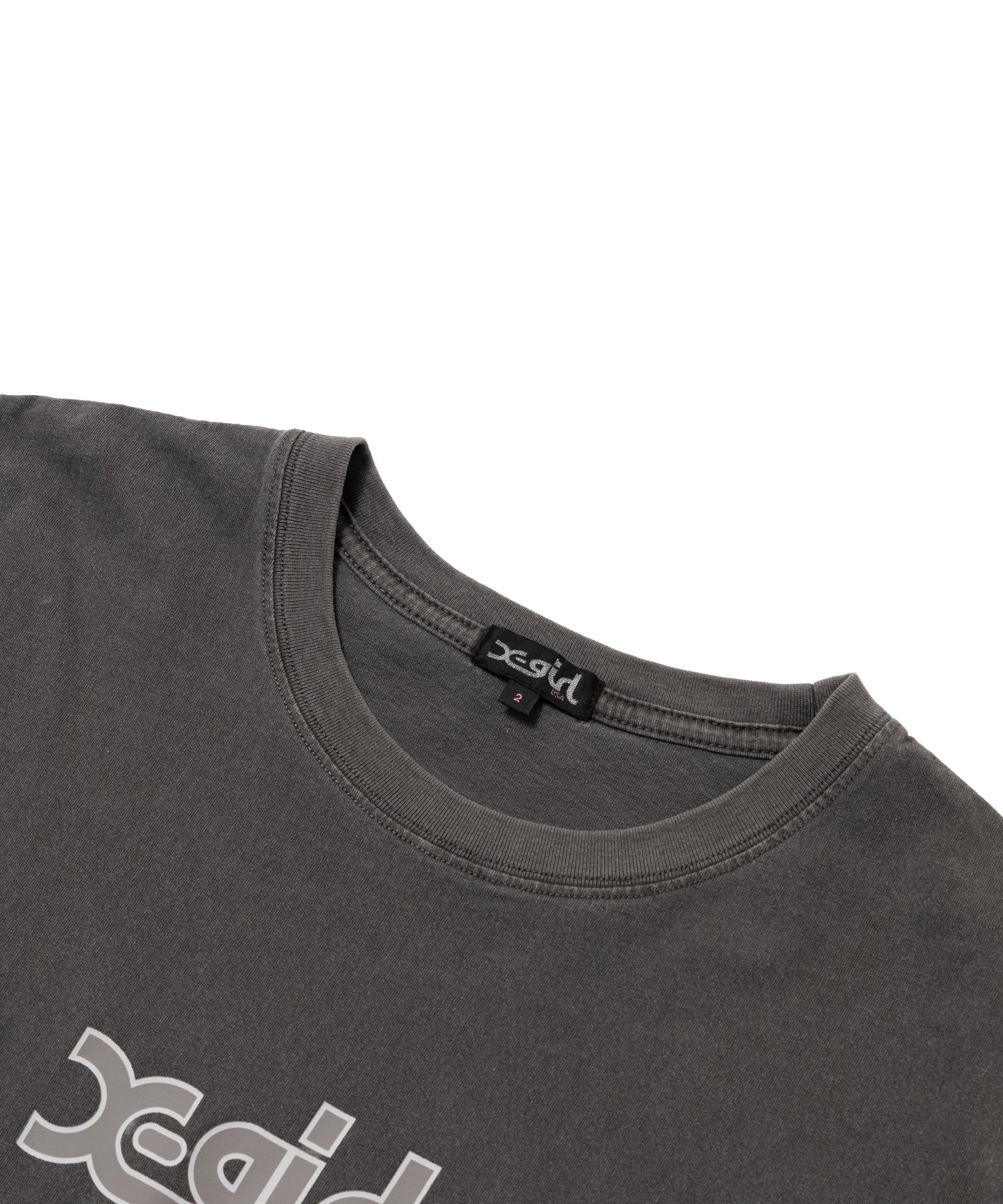 X-girl Aged Logo S/S Tee