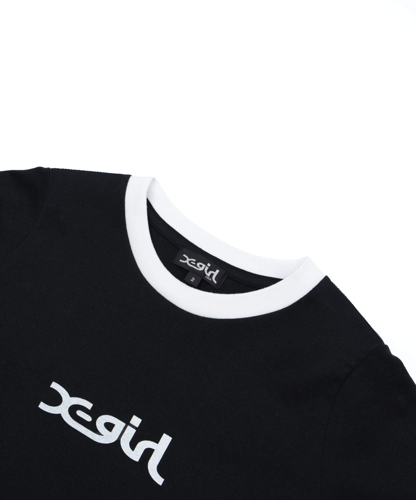 X-girl Logo Ringer S/S Tee
