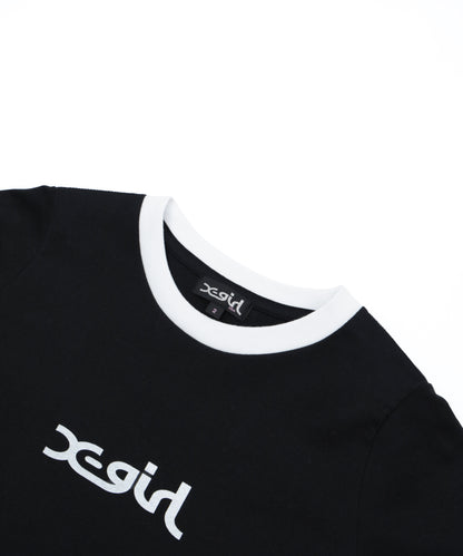 X-girl Logo Ringer S/S Tee