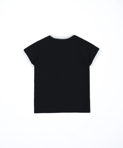 X-girl Logo Ringer S/S Tee