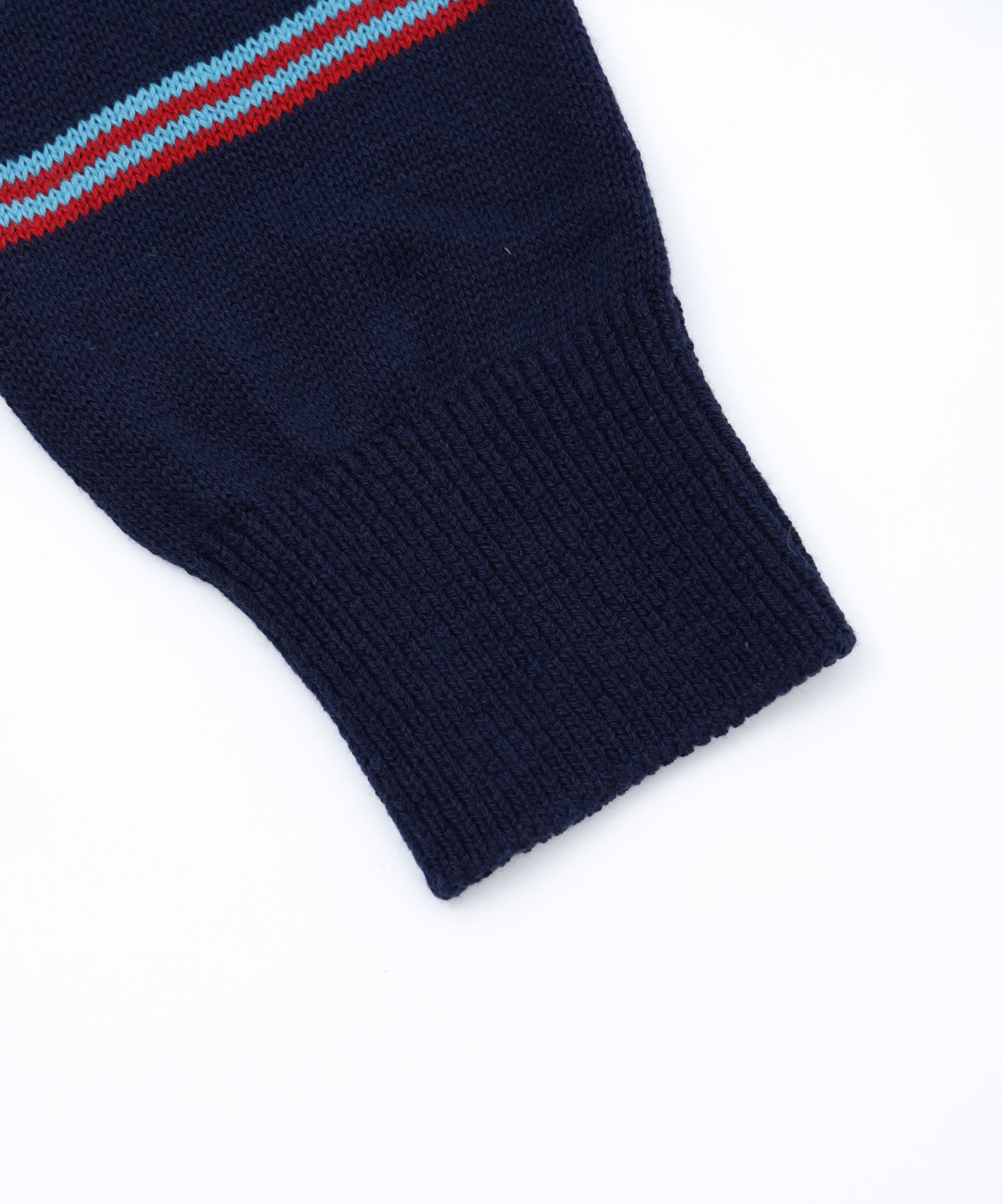 Striped Knitted L/S Polo