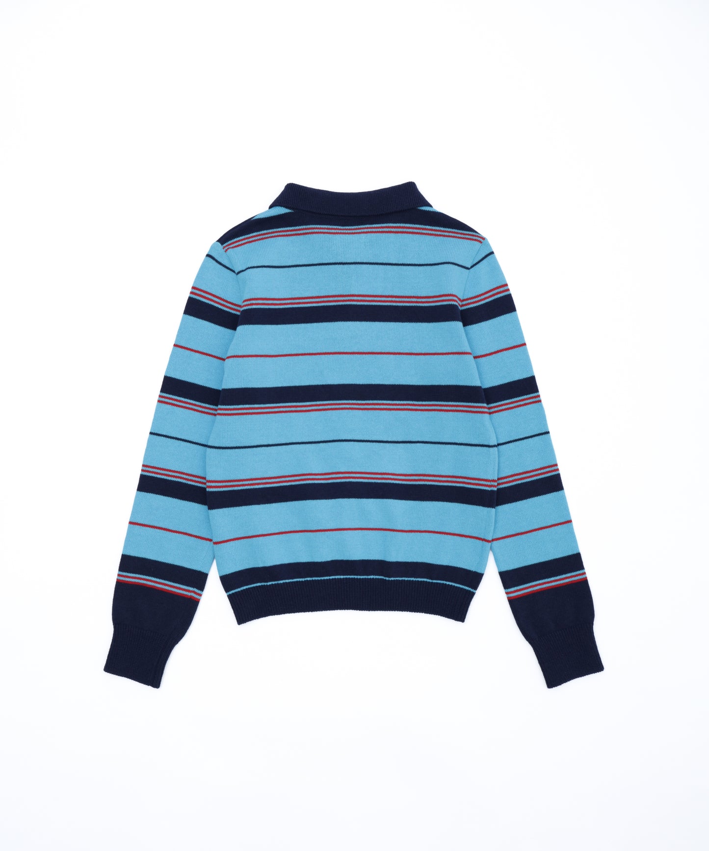 Striped Knitted L/S Polo