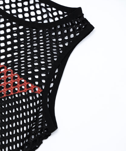 Mesh Tank Top Dress