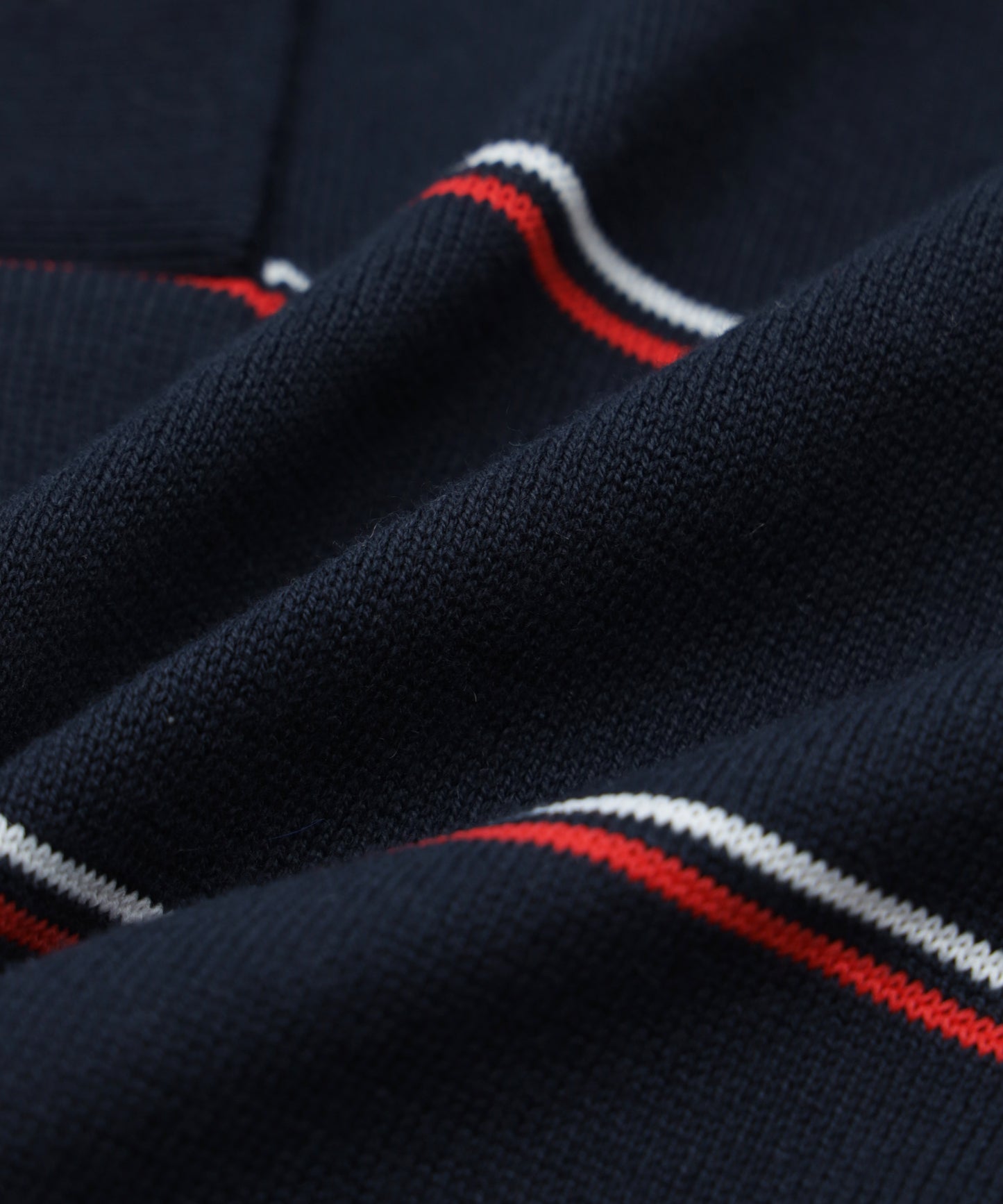 Striped Knitted S/S Polo