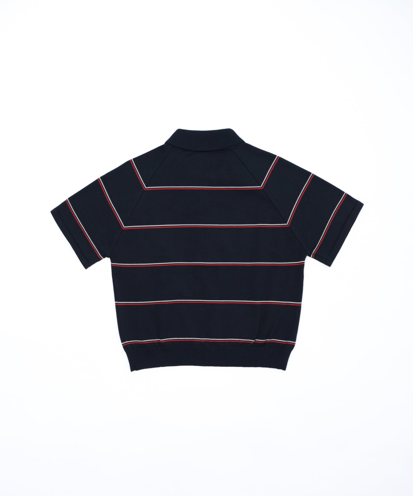 Striped Knitted S/S Polo