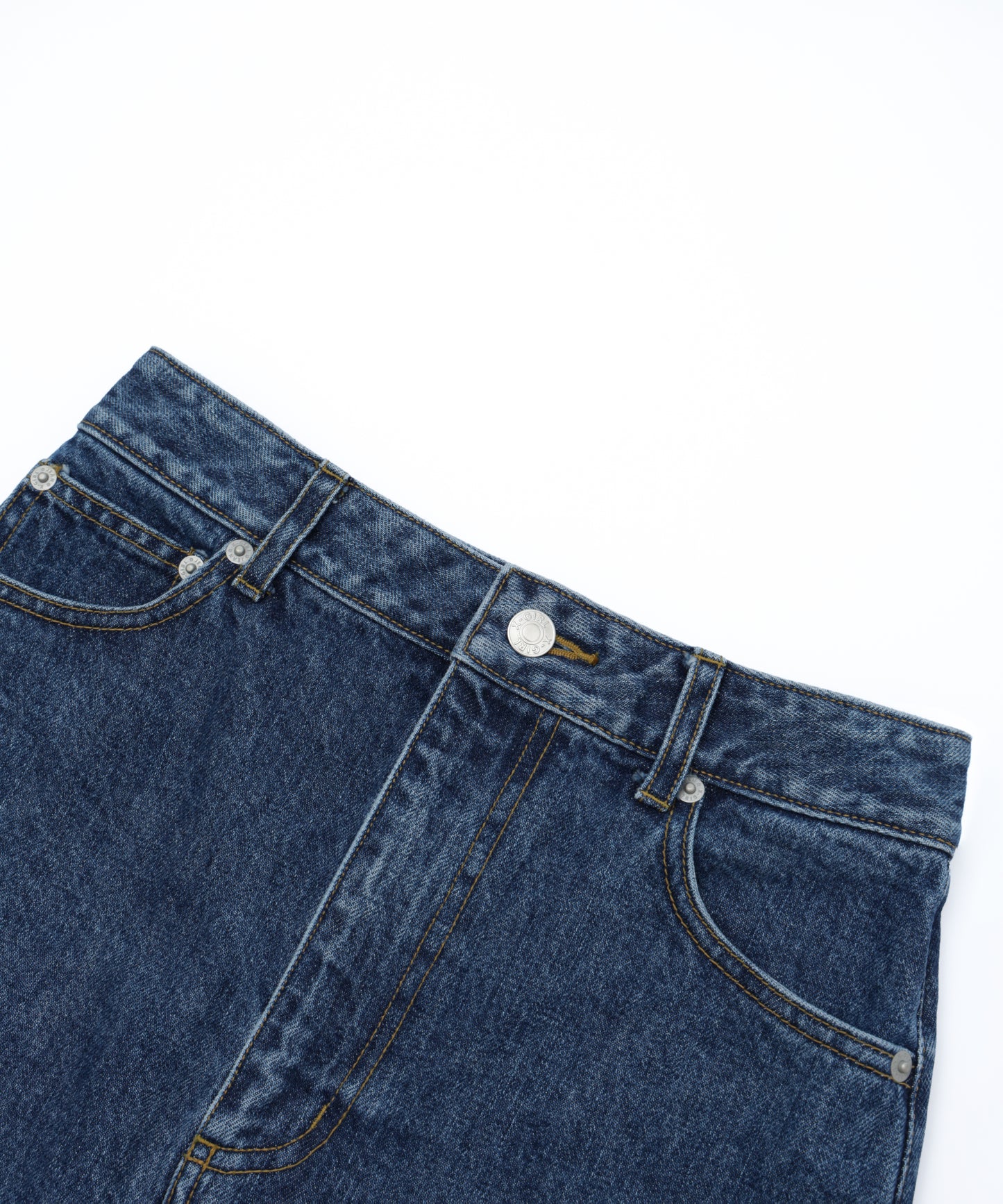 Zipper Denim Skirt