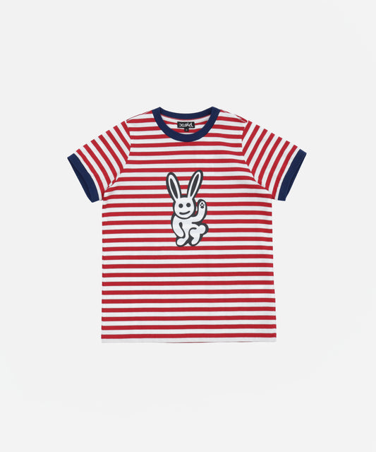 Bunny Ringer Striped S/S Tee