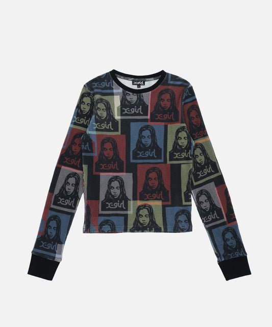 The Girl Thermal L/S Tee