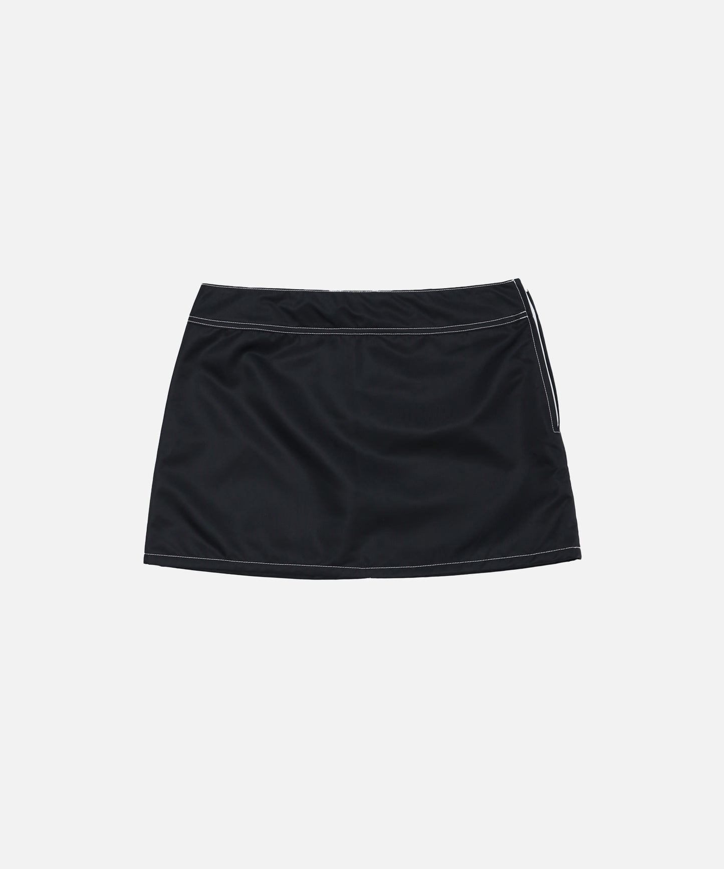 Nylon Mini Skirt