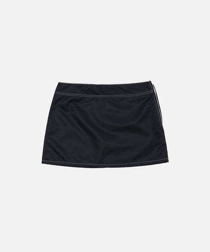 Nylon Mini Skirt