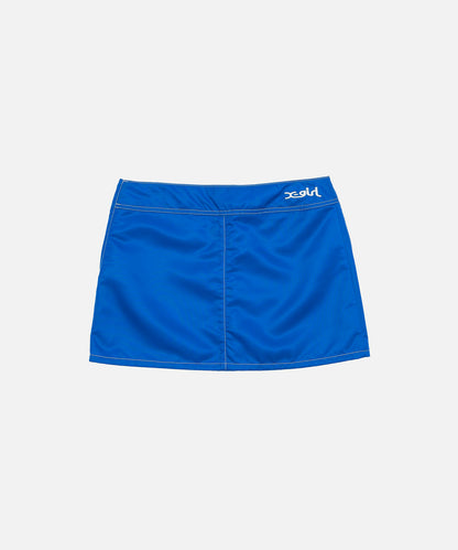 Nylon Mini Skirt