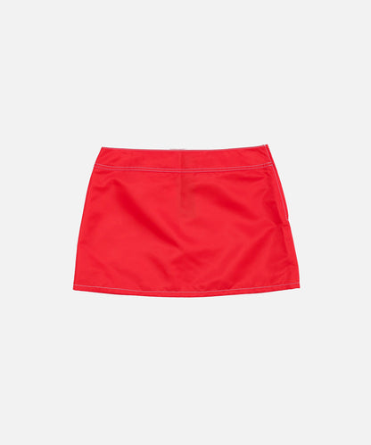 Nylon Mini Skirt