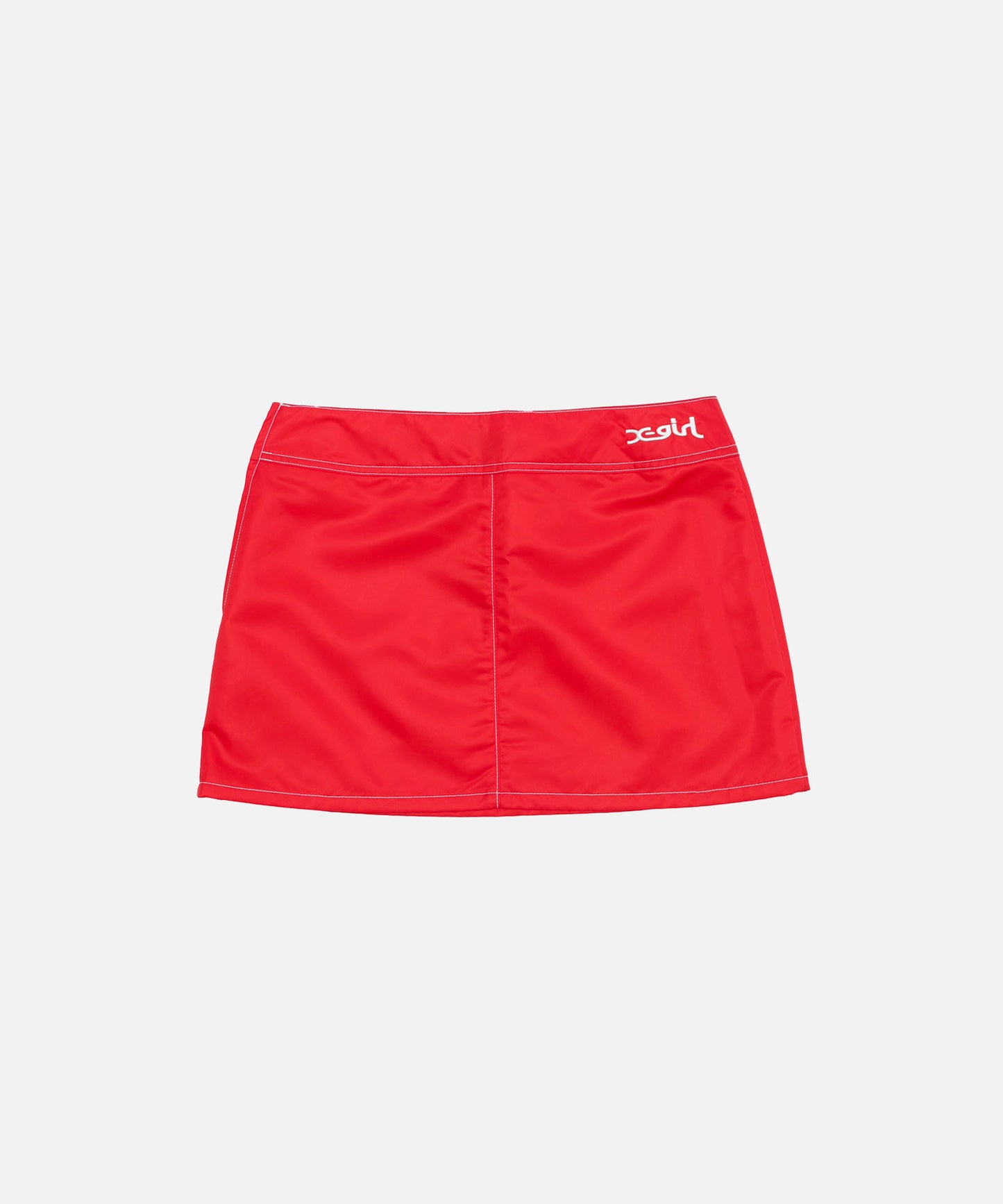 Nylon Mini Skirt