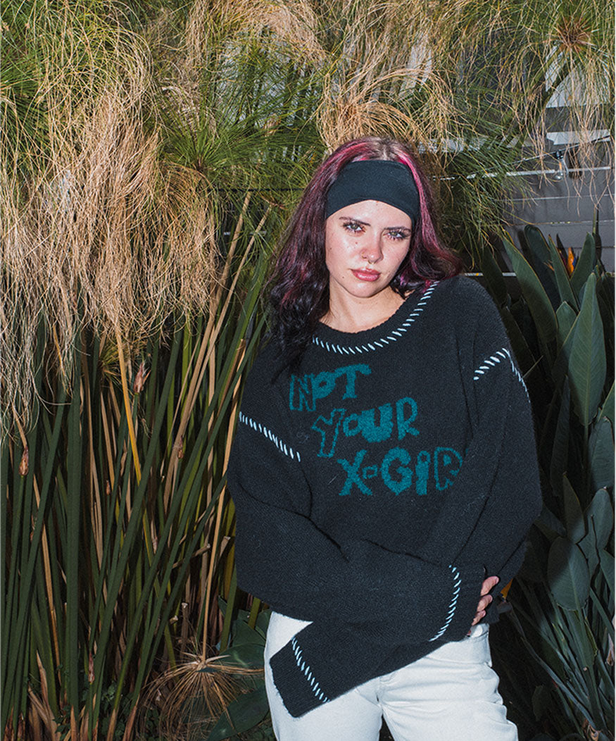Not Your X-girl Knitted Sweater