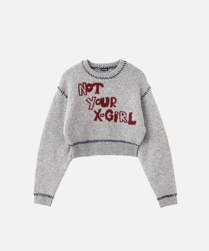 Not Your X-girl Knitted Sweater