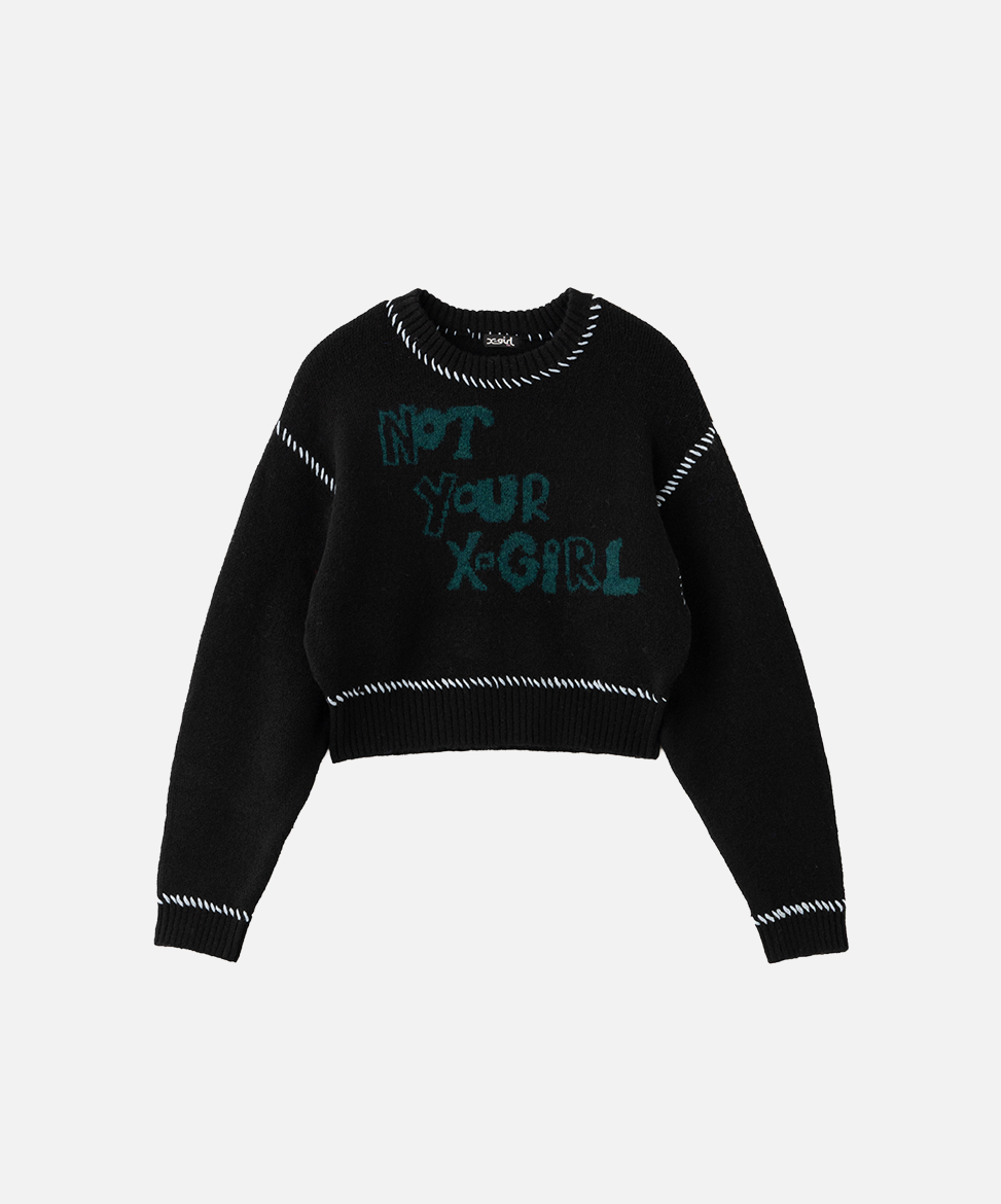 Not Your X-girl Knitted Sweater
